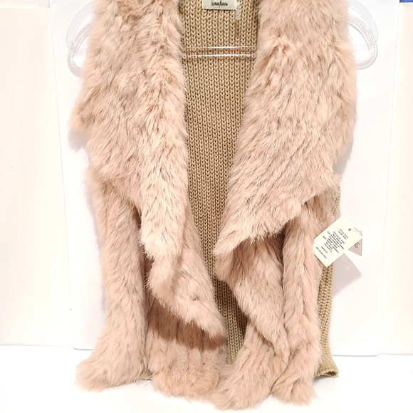 Neiman Marcus Rabbit Fur Vest Medium BNWT - Picture 5 of 10